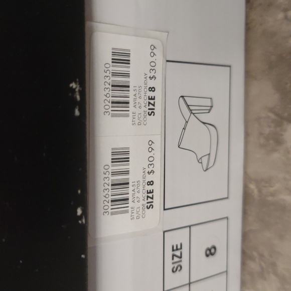 Black suede chunky heel - Picture 2 of 7